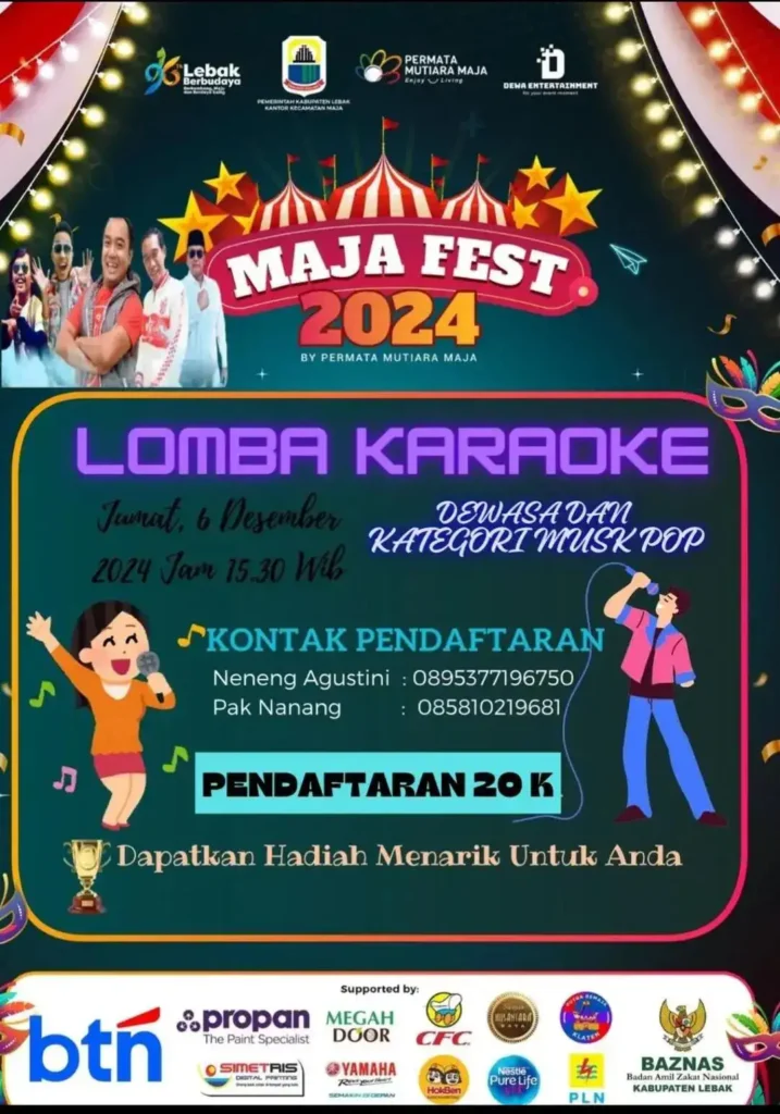 Lomba Karaoke Maja Fest 2024
